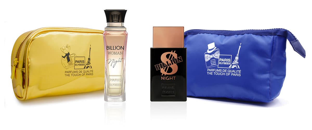 Duo de Parfums pour Hommes & Femmes Billion Night | Paris Elysees Parfums
